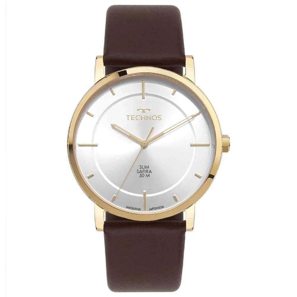 Relógio Technos Slim Gl32az/0k Dourado