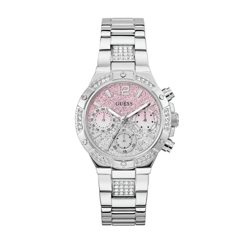 Relógio Guess Feminino Harlow Gw0950l1 Prata