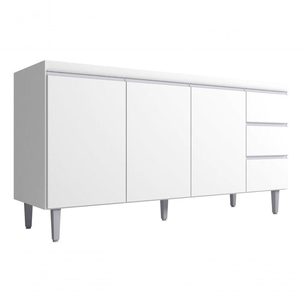 - Balcão P Pia Andreia Branco 150cm Ajl Cor Branco