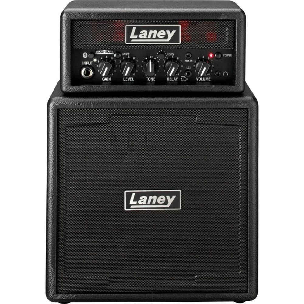 Mini Amplificador Para Guitarra Laney Ministack-b-iron Preto