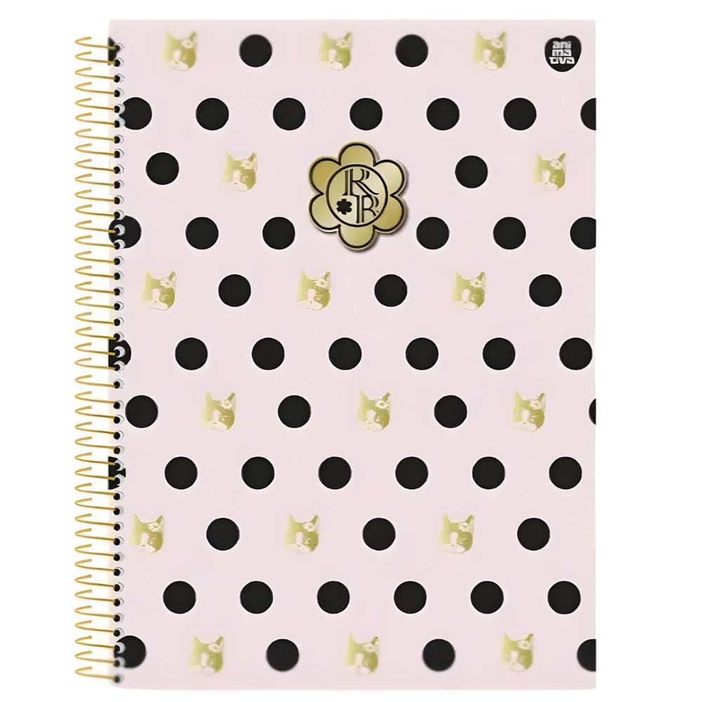 Caderno Espiral Universitário Grande 1 Matéria Rebecca Bonbon