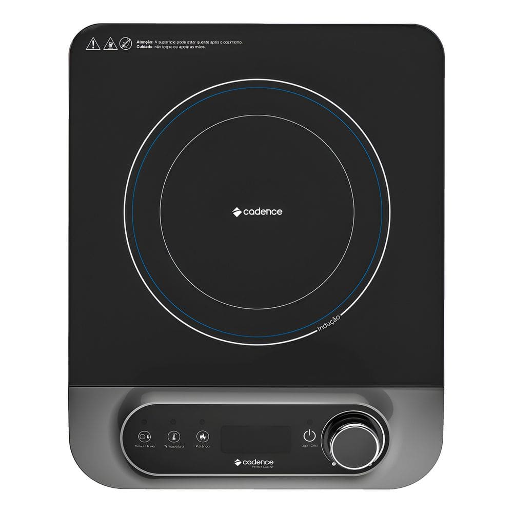 Cooktop 1 Boca Inducao 220v Portatil Vidro 40x30cm - Cadence