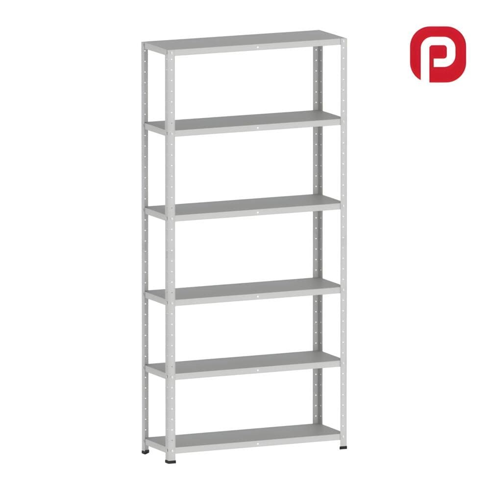 Estante De Aço Cinza 195X92x40 6 Prateleiras - Pandin