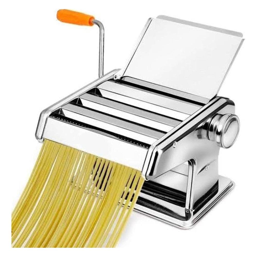 Máquina De Macarrão Cilindro Aço Inox Massa Caseira Talharim