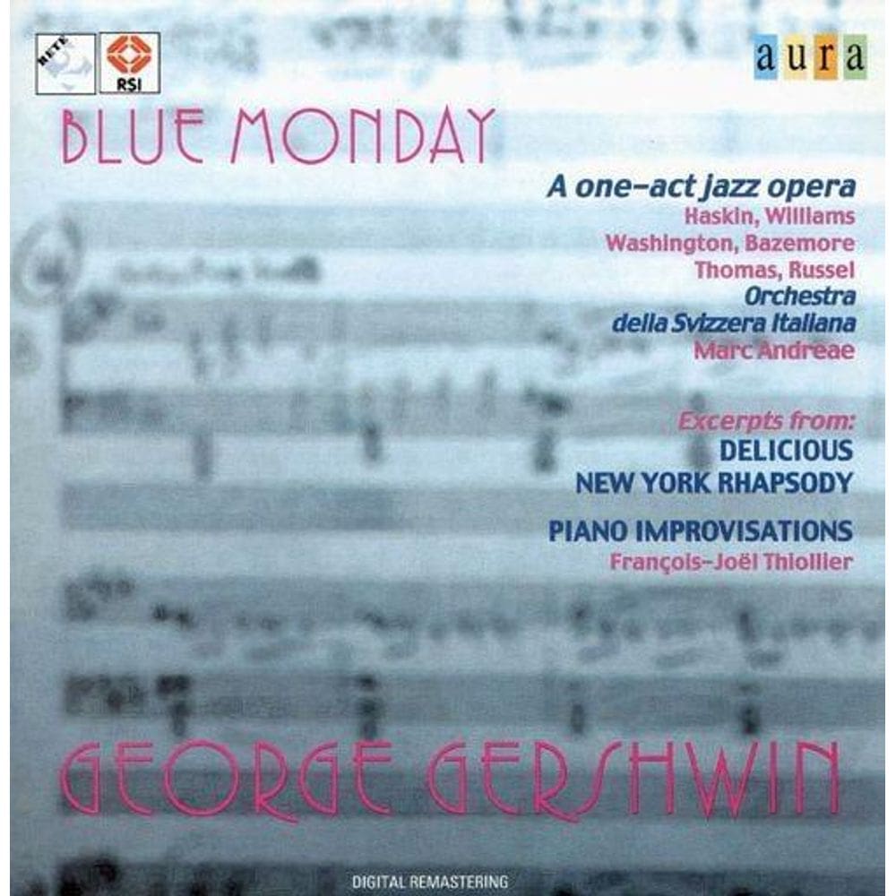 Gershwin Blue Monday - Piano Improvisation - Cd