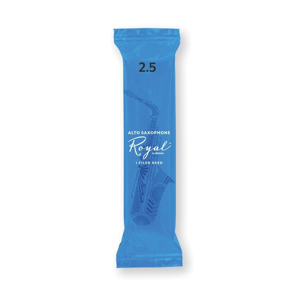 Palheta Sax Alto 2.5 D`Addario Rico Royal 25/Rjb0125-B25