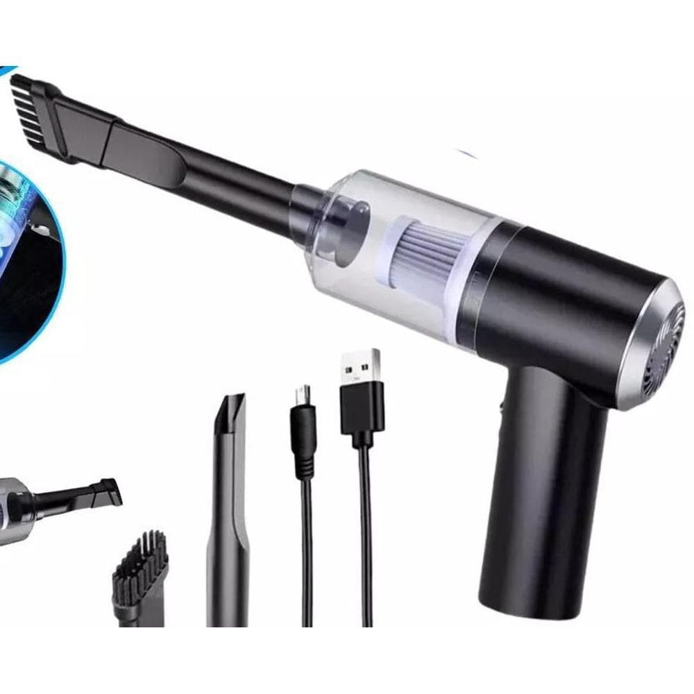 Aspirador de Pó Portátil: 6000Pa, Bateria 2000mAh