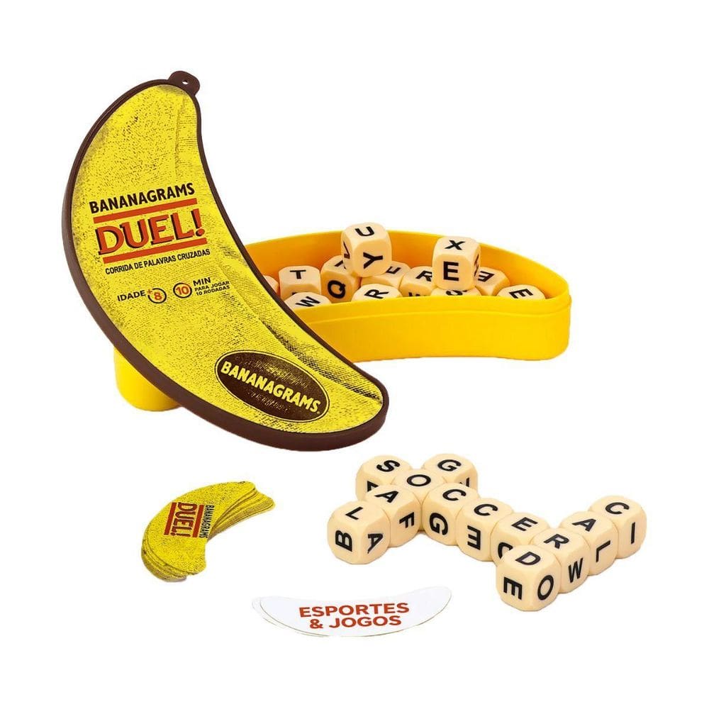 Jogo Bananagrams Duel Corrida De Palavras Cruzadas Jogo De 2