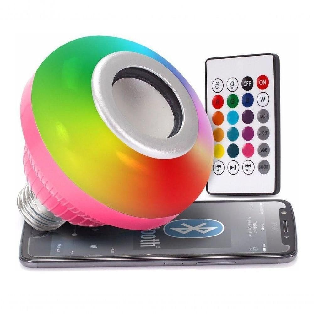 Lâmpada Led Musical Bluetooth Control