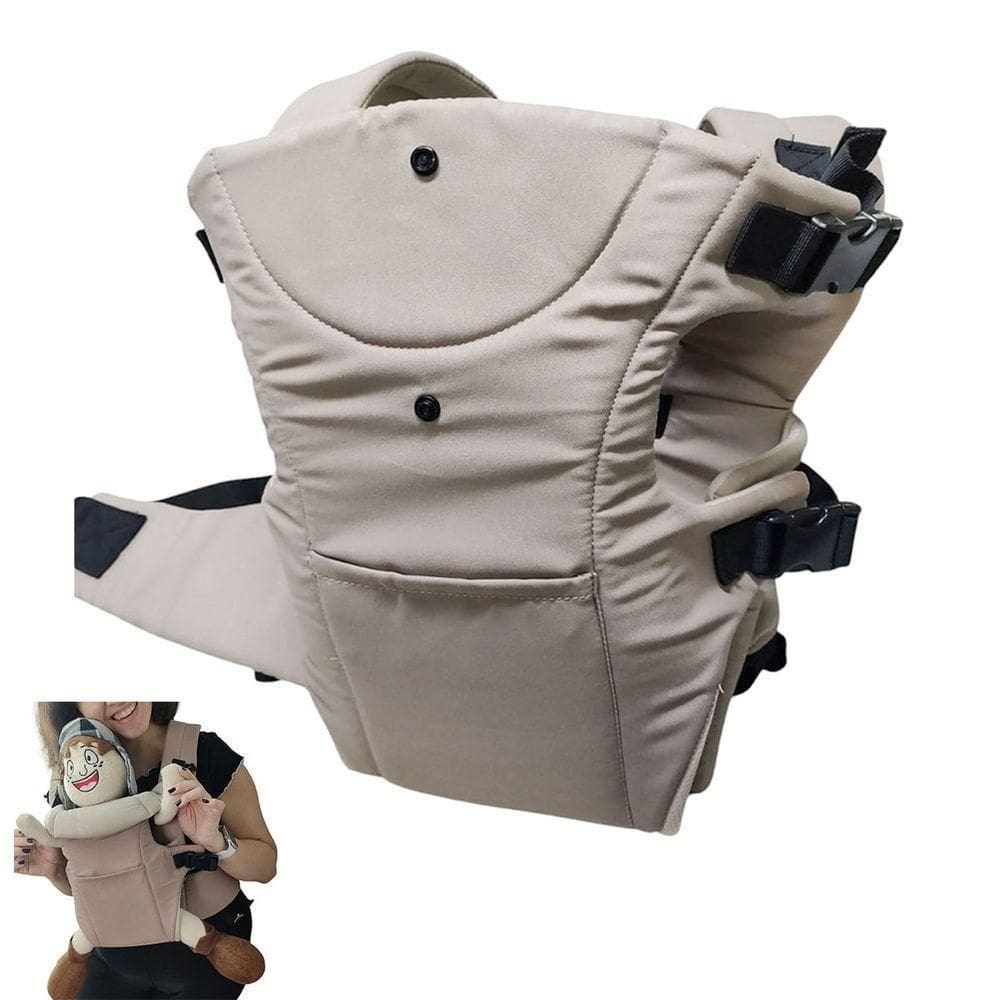 Canguru Carregador Bebe Criança Passeio Viagem Sentado Alça Ajustavel Confortavel Pratico Seguro Resistente