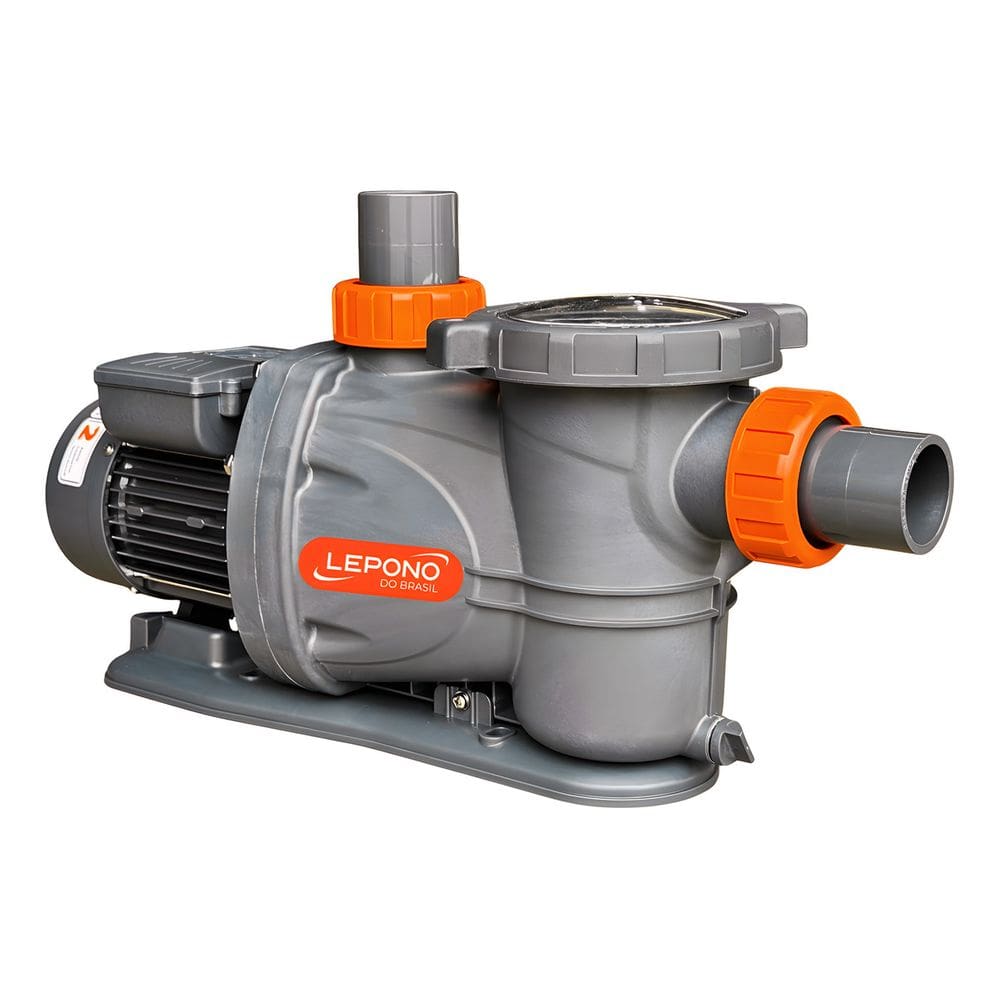 Motobomba Para Piscina Lepono Com Pré Filtro 3/4Cv Piscinas Até 68 Mil Litros