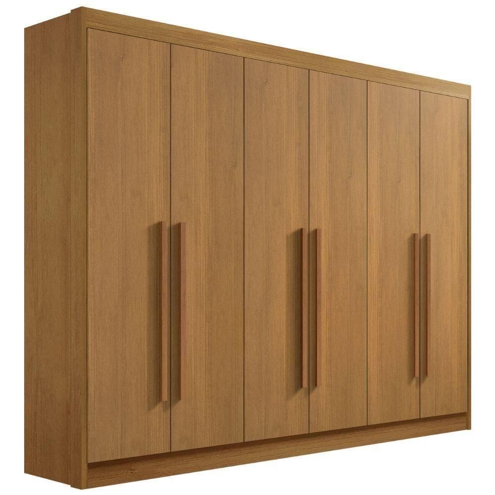 Guarda Roupa Athos Cinamomo 6 Portas 7 Gavetas D?doro
