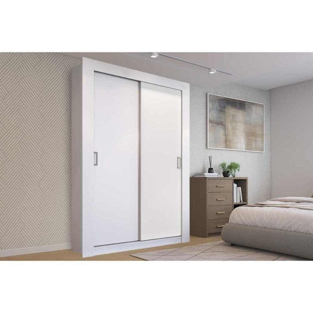 Guarda Roupa Solteiro 2 Portas De Correr Ph 1728 Branco - Herval
