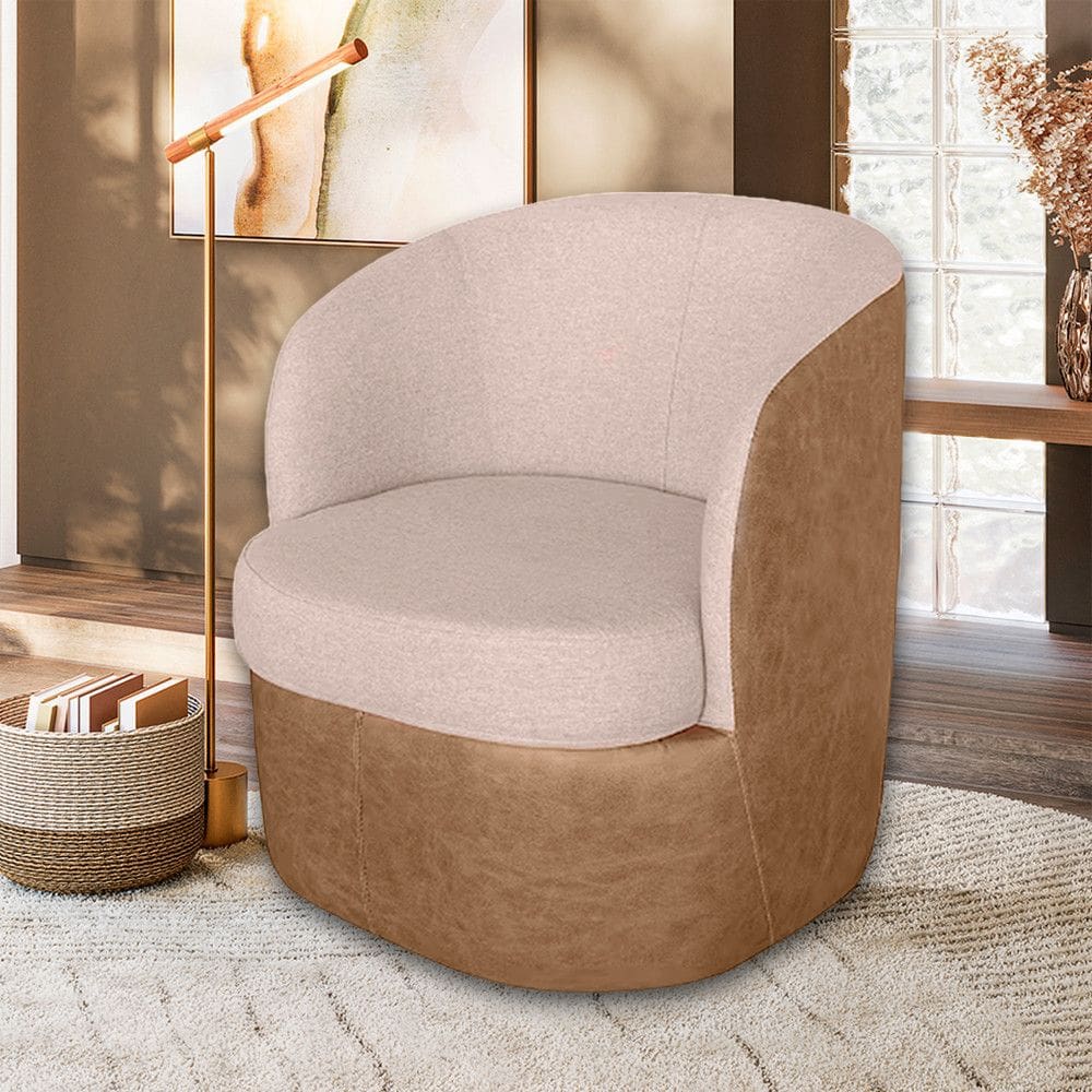 Poltrona Carrara com Manta Acrilica Movellu Home