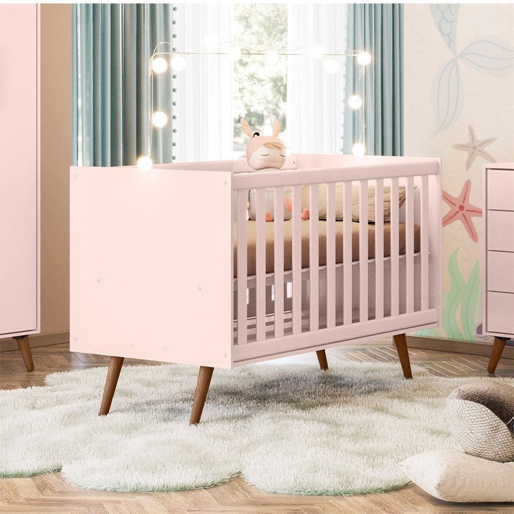 Berco Mini Cama Q Encanto Retro Mdp/Mdf Qmovi