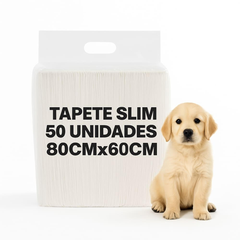 Tapete Higiênico Fardo 80x60 Com 50 Unidades