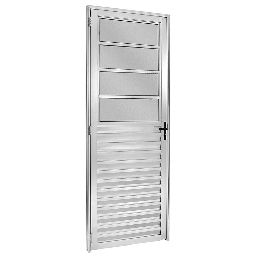 Porta Basculante Esquerda Vidro Mini Boreal 210x80cm Ecosul Esquadrisul