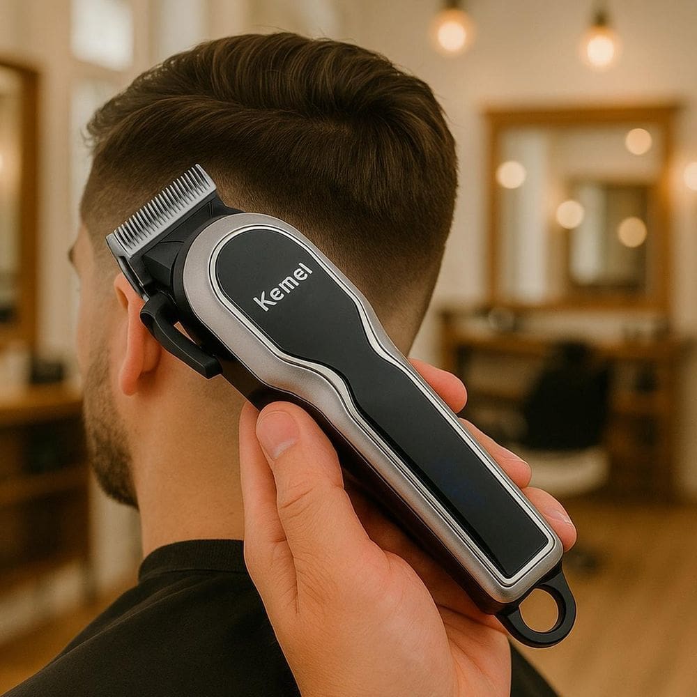 Kit Kemei Corte De Cabelo  Com Display