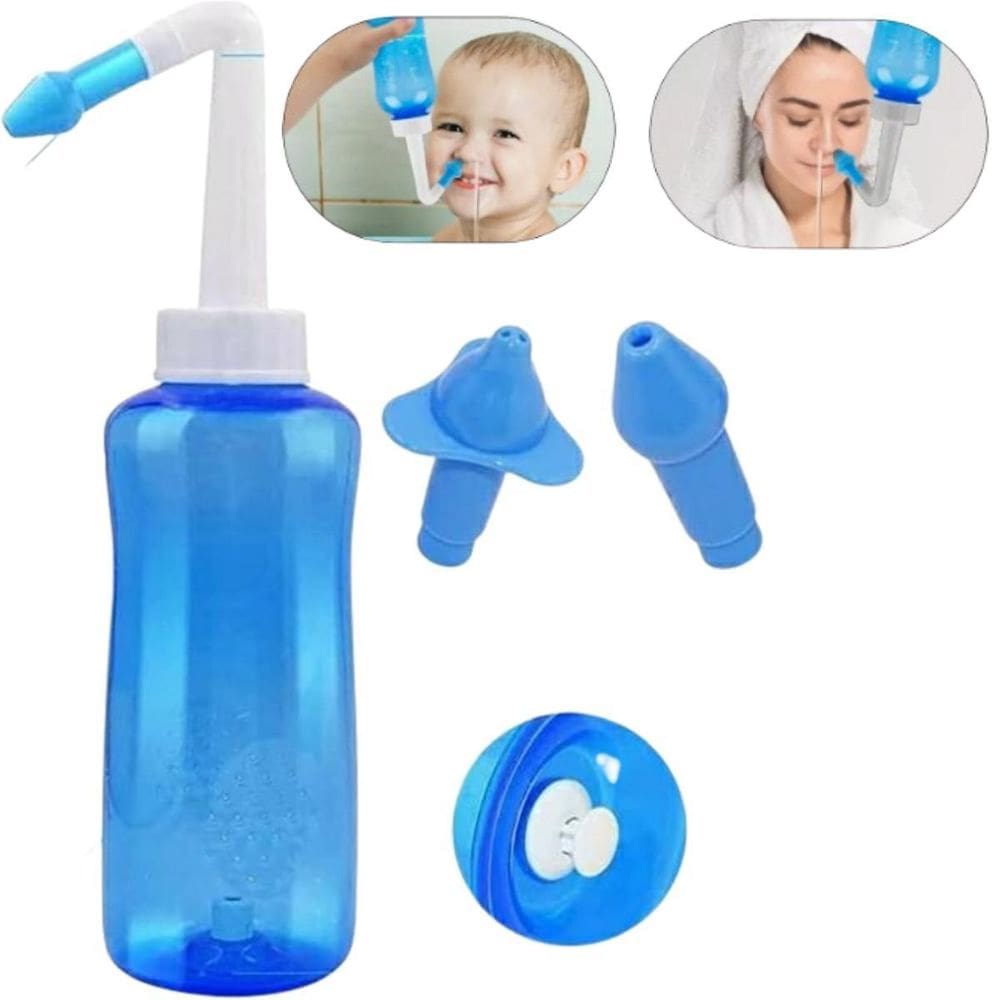 Lavador Nasal Azul  Dois Bicos Forte
