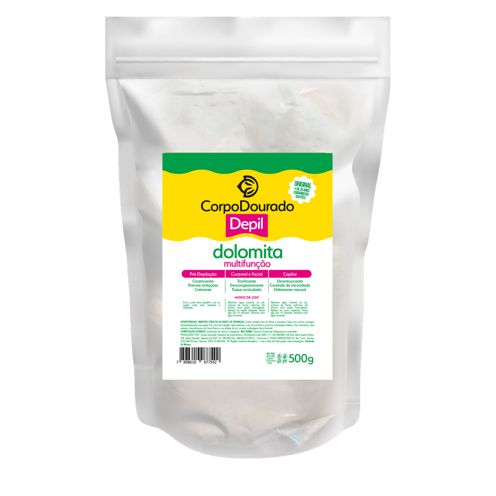 Corpo Dourado Dolomita Depil 500G