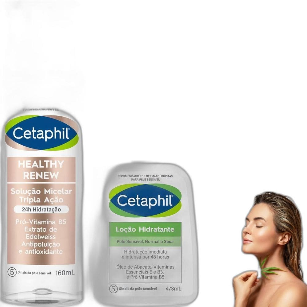 Kit Cetaphil Loção Hidratante Optimal Hydration Healthyrenew