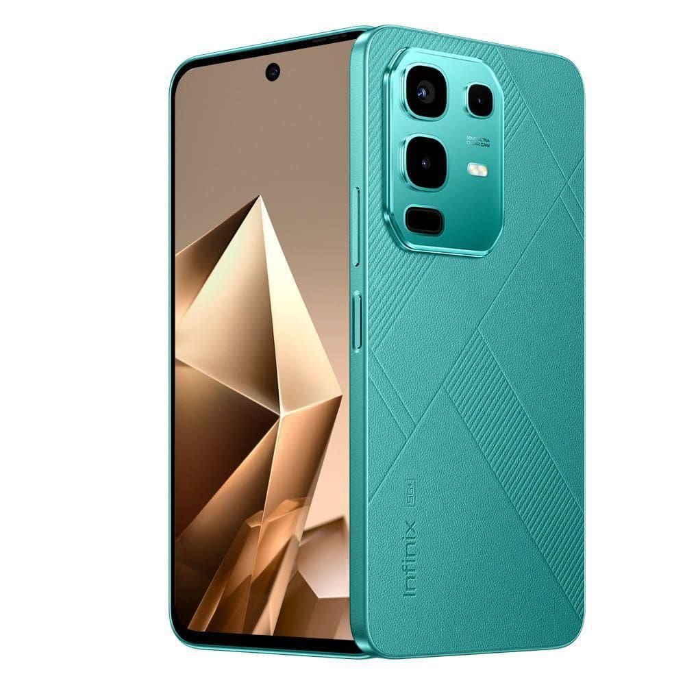 Smartphone Infinix Note 50X IA 5G 256GB 8GB RAM 6,78” Câmera 50MP NFC Bateria 5200mAh Resistência Padrão Militar + IP64