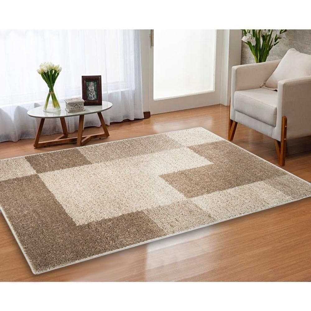 Tapete Sala Toque Macio 2,00x2,50 Linha Design Antid. Trigo Des 18