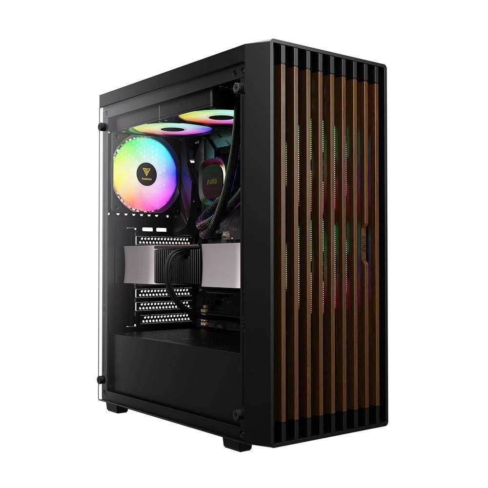 Gabinete Gamer Gamdias Aura Gc4 Elite Atx 3 Fans Argb Preto