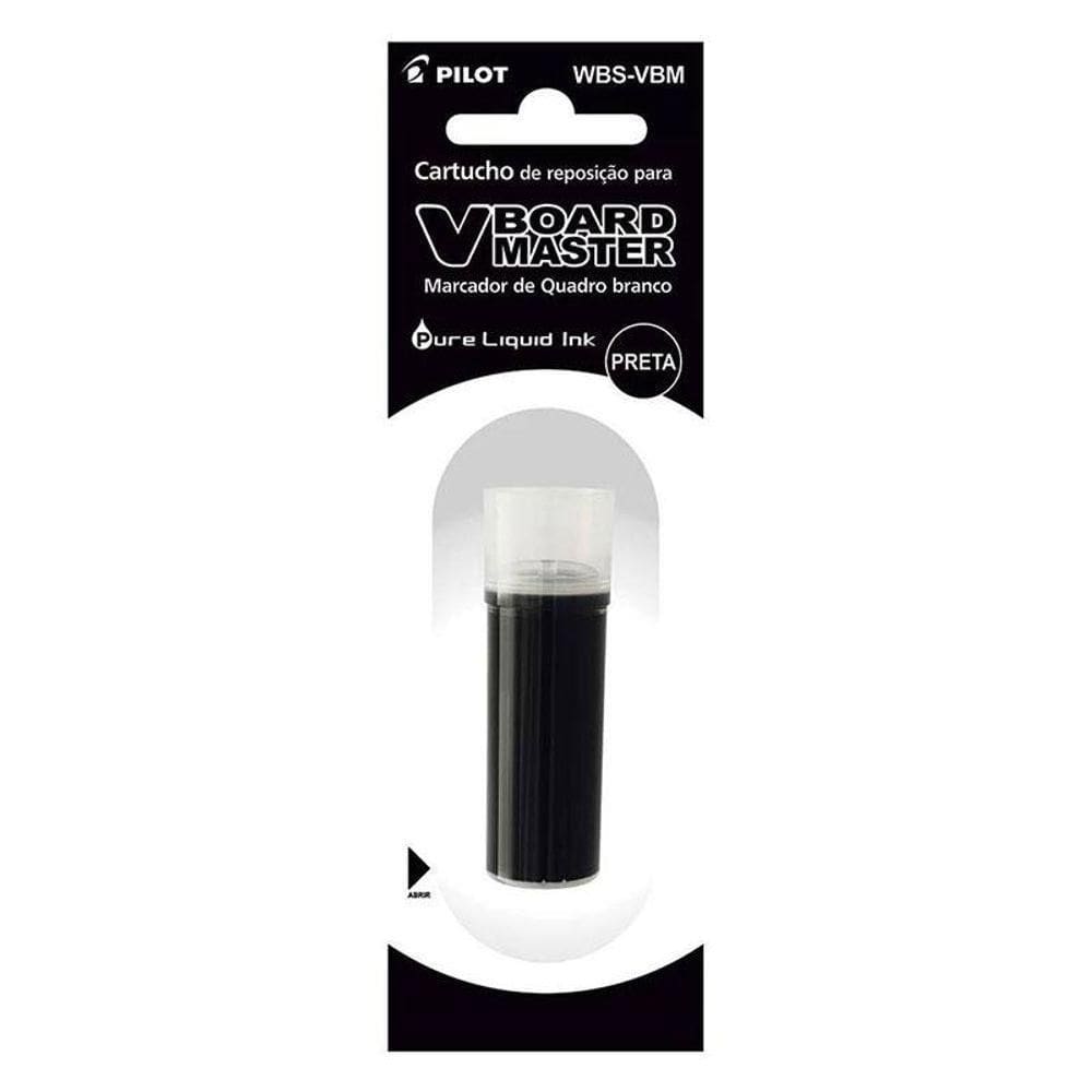 Refil Para Pincel Marcador De Quadro Branco Board Master Preto - Pilot