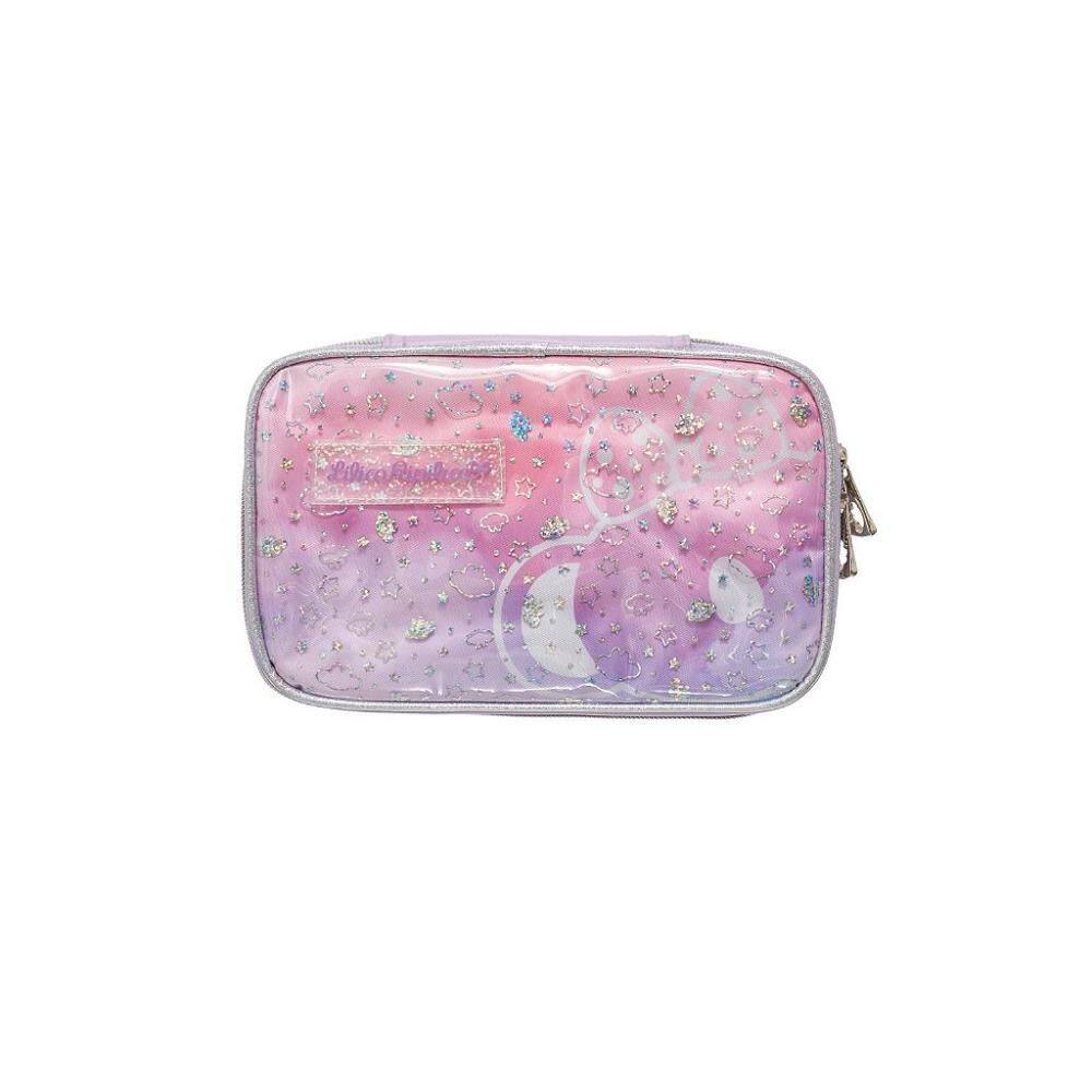 Estojo Box Pacific Lilica Ripilica Lumina Lilás e Rosa