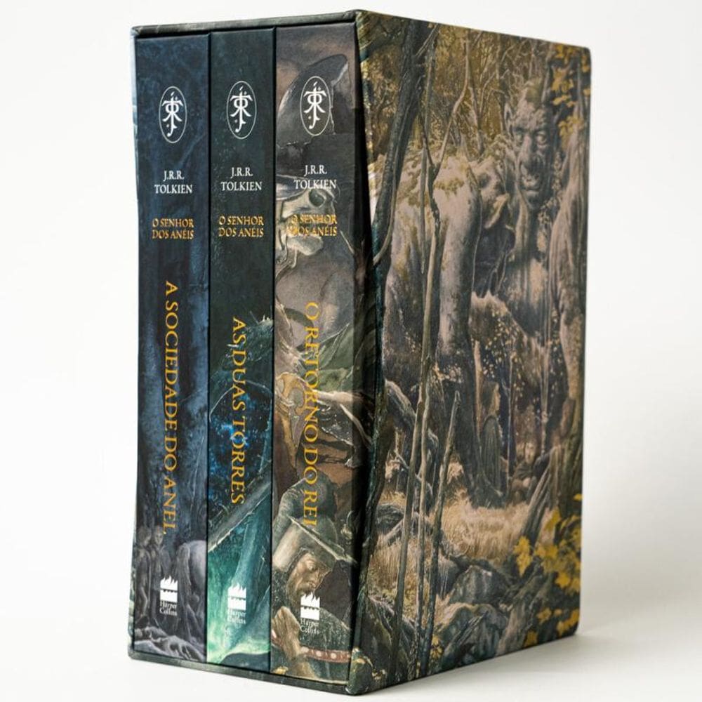 Box Trilogia O Senhor dos Anéis – Edição com ilustrações de Alan Lee
