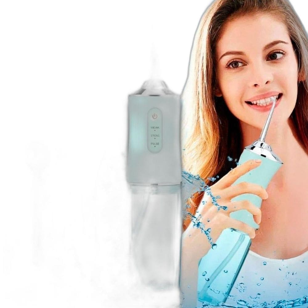 Limpador Dental Elétrico Recarregável 4 Bicos Diferentes