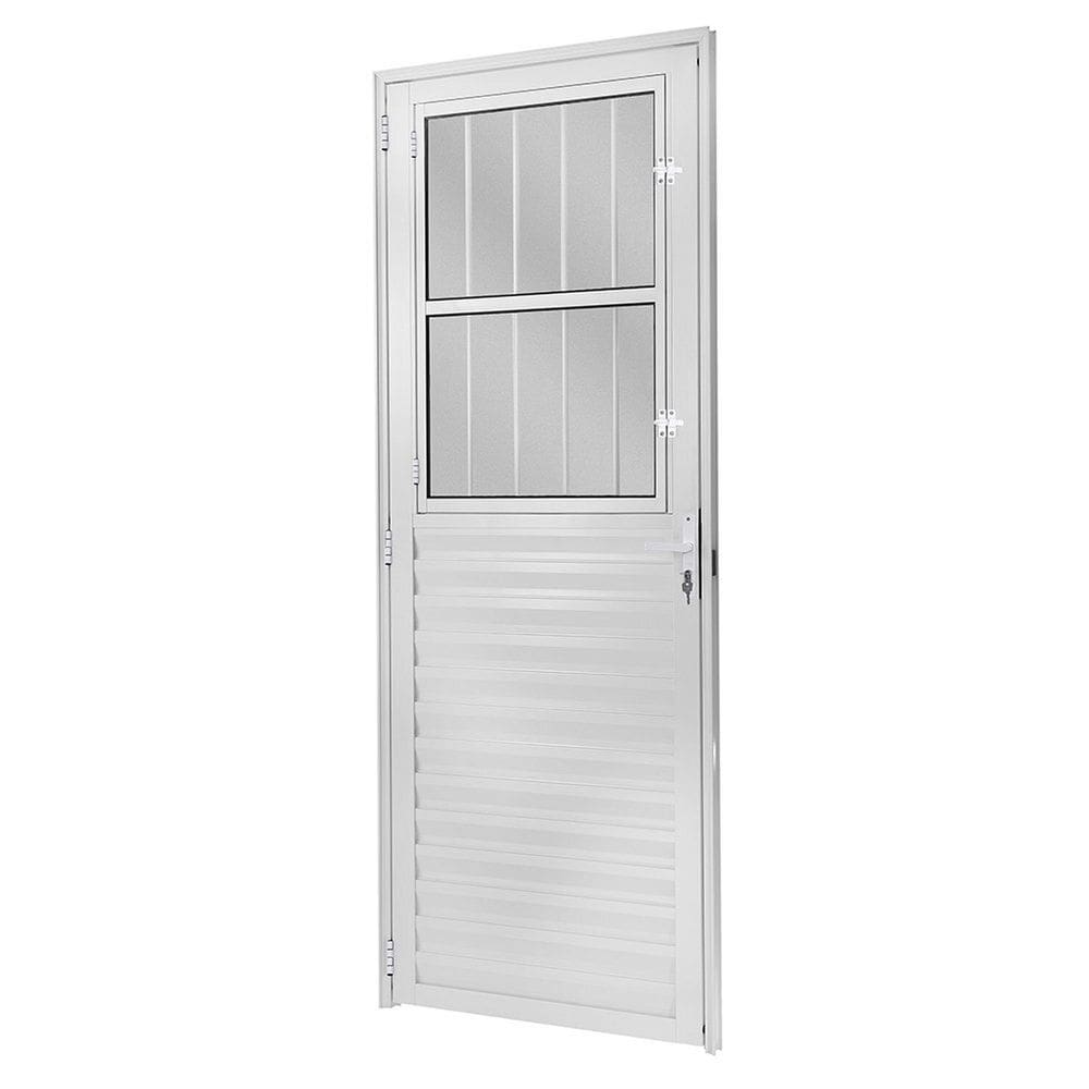 Porta Postigo Direita Vidro Mini Boreal 210x90cm Ecosul Esquadrisul