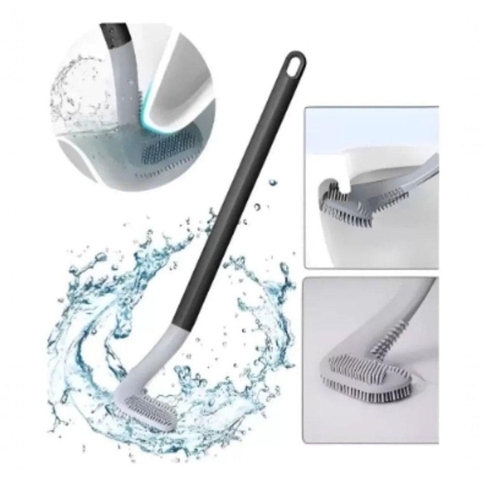 Escova Sanitaria Curva Plastico 39 Cm X 7 Cm X 1 Cm