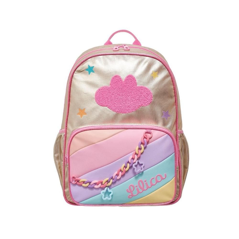 Mochila de Costas Lilica Ripilica Golden Colorida