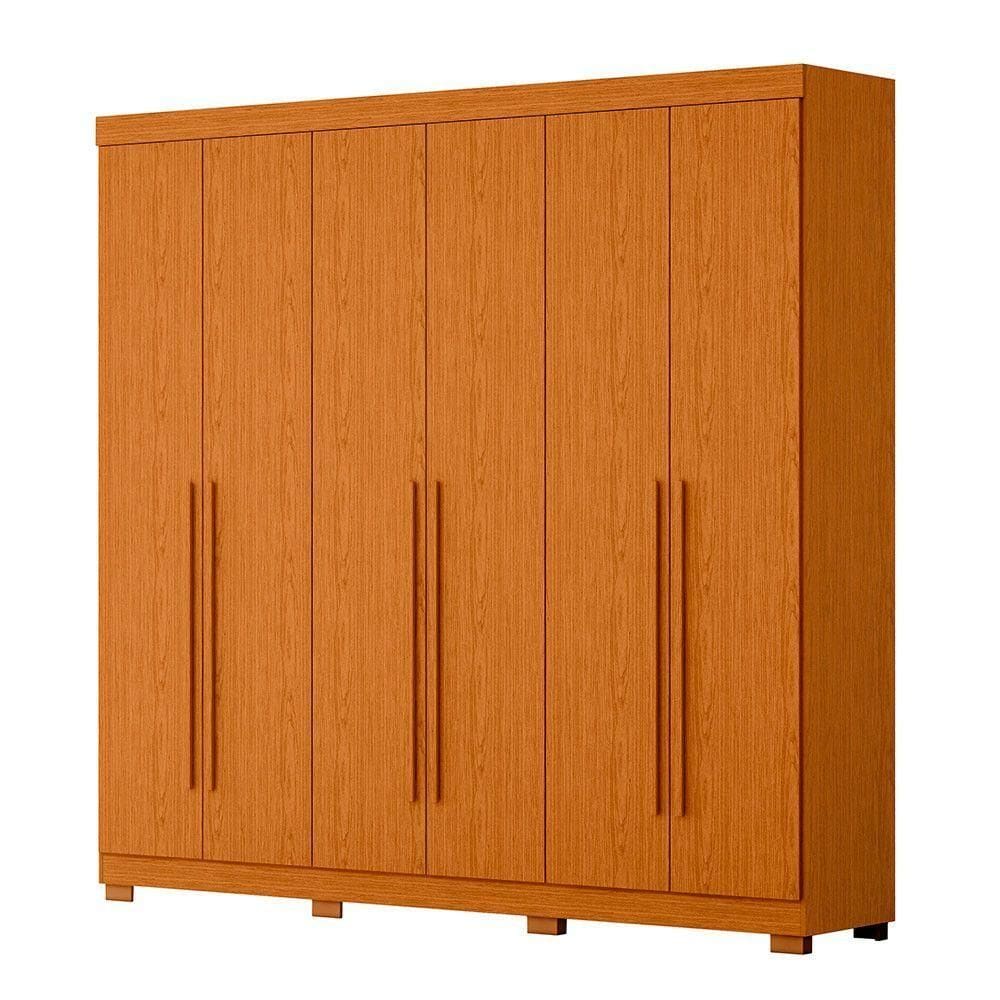 Guarda Roupa Belém 6 Portas Albatroz Cinamomo