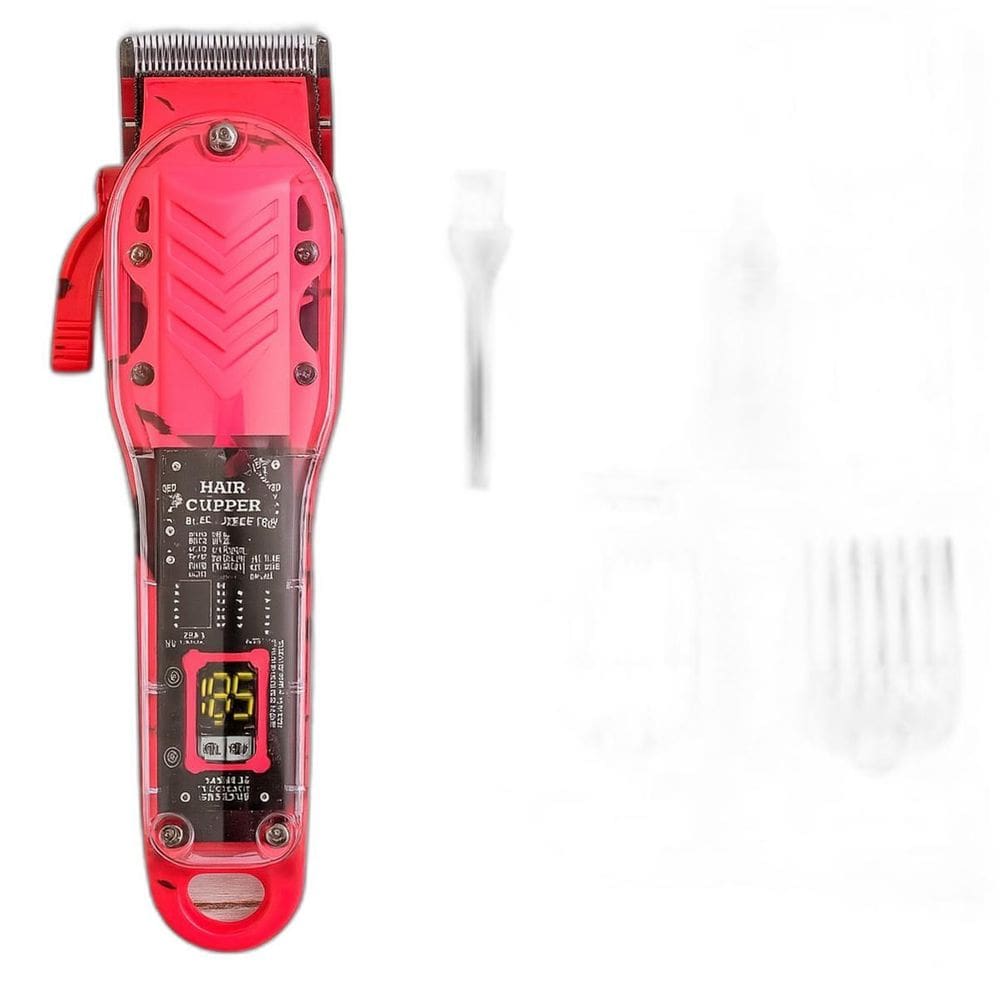 Máquina Elétrica Para Cortar Cabelo Com Cor