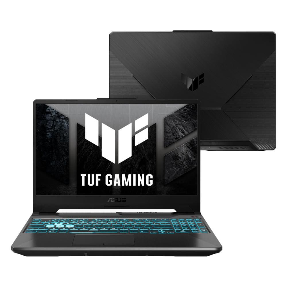 Notebook ASUS TUF Gaming A15 FA506NCG RTX 3050 AMD Ryzen 7 7445HS 16GB Ram 512GB SSD Windows 11 Tela 15,6” 144Hz Nível IPS FHD Black - HN217W