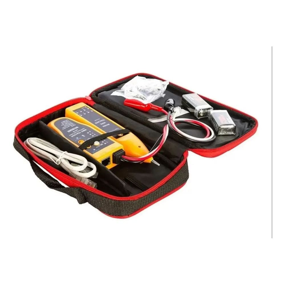 Kit Testador e Localizador de Cabos Rj45 Rj11 Bomder