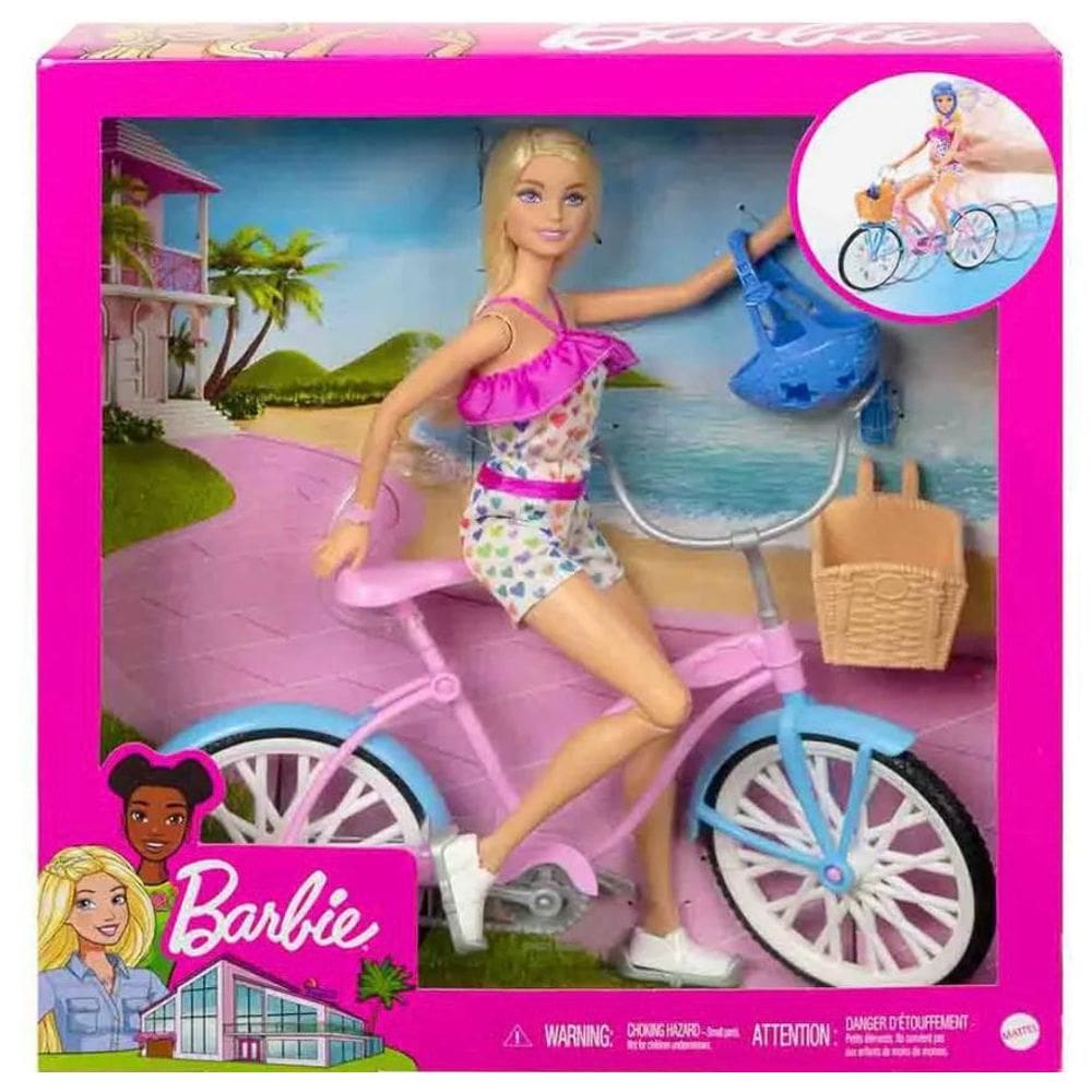 Barbie Estate Passeio de Bicicleta C/ Boneca