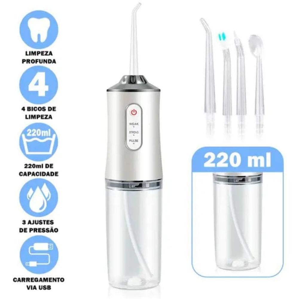 Limpador Oral Irrigador Bucal Water Dente Gengiva Bivolt