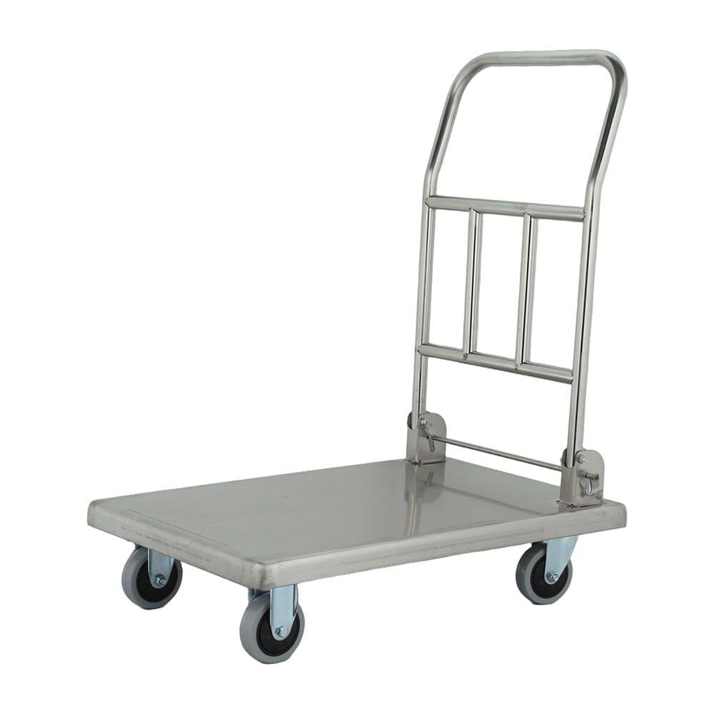 Carro plataforma 90x58x90 cm inox