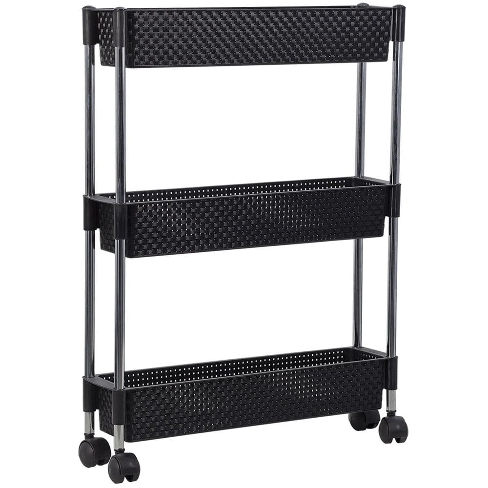 Fruteira para Cozinha Multifunções com Rodízios Nattan