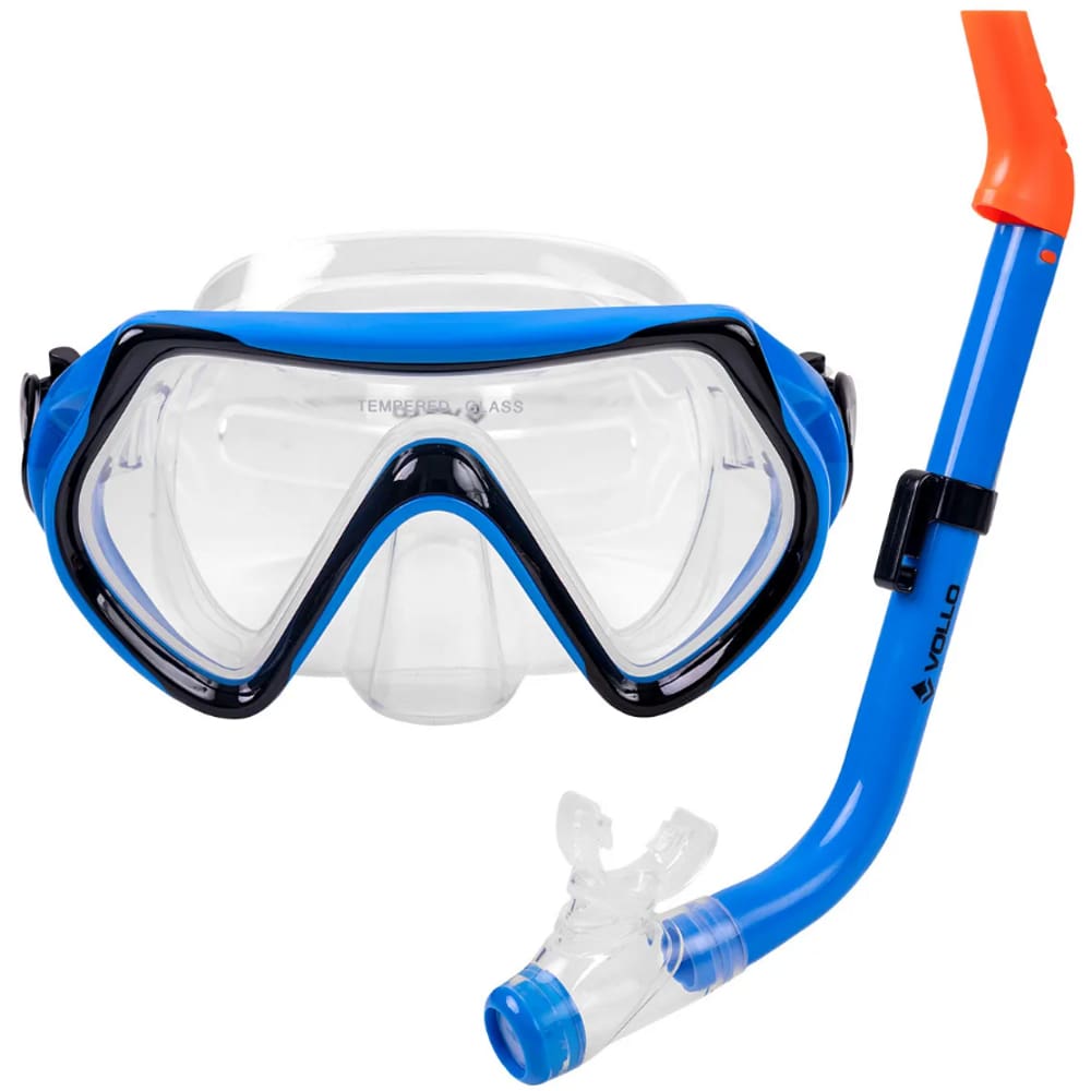 Kit De Mergulho Infantil Máscara e Snorkel Vollo