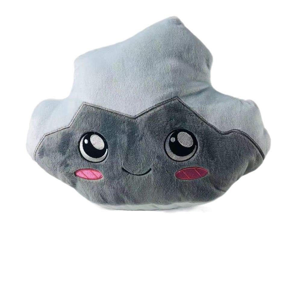 Boneca de brinquedo de pelúcia Lankysboxs Grey Cloud 25 cm Anime Grey Cloud