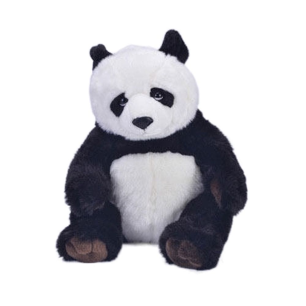 Boneca de brinquedo de pelúcia Giant Panda, desenho animado, preta, branca, 20 cm, menina