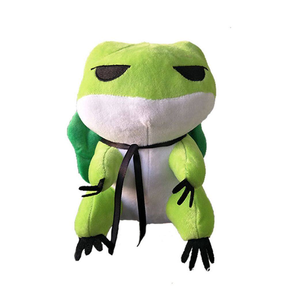 Boneca de brinquedo de pelúcia Creative Green Frog 20 cm em algodão e pelúcia