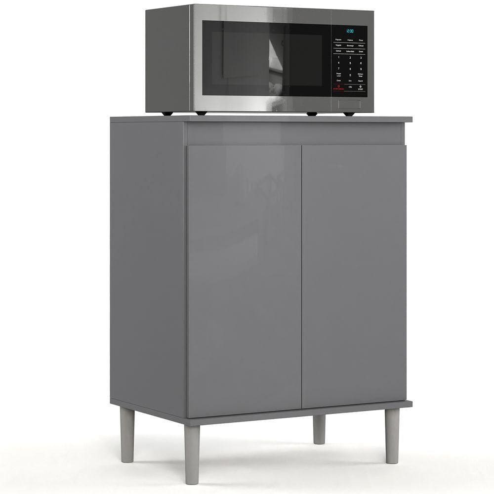 Balcão Para Micro Ondas Cinza