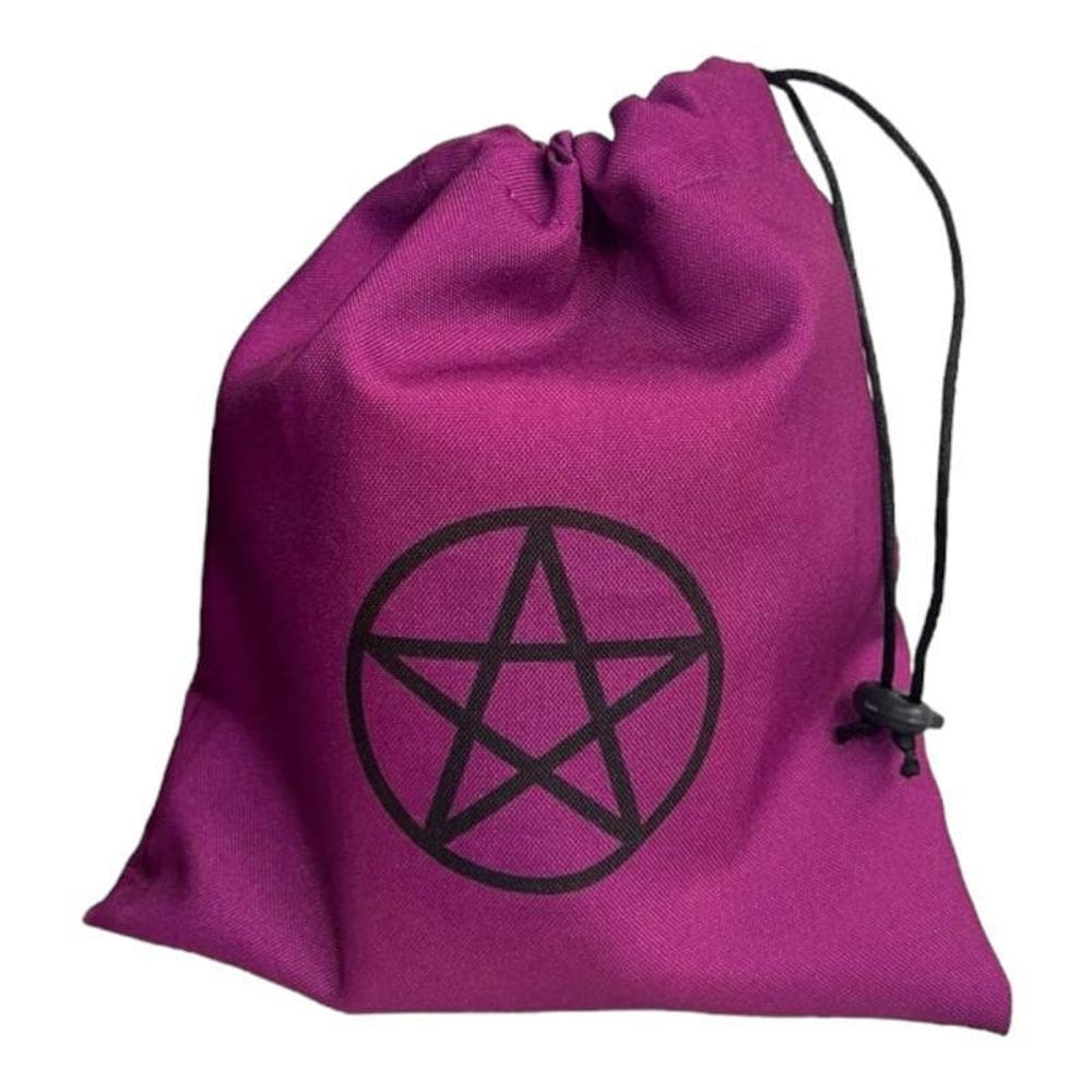 Estojo Tarot Tecido Pentagrama Baralho 20X19Cm - Escolha Cor