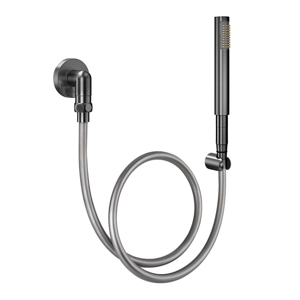Ducha Manual com Joelho 90° Docol C30 90018346070 Grafite Escovado